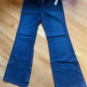 Old Navy Blue Flare Wide Leg Jeans